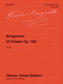 Burgmueller: 25 Etudes Opus 100 for Piano published by Wiener Urtext